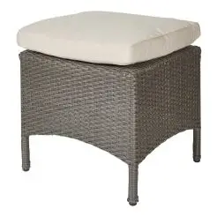 Fodskammel inkl. hynde - champagne - 