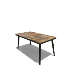 Paris lux havebord 85 x 163,5 cm - træstruktur - 