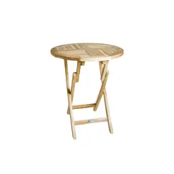 TEAK Cafebord Ø 66 cm - mondena - 