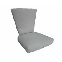 Lux diana sæde/ryg hynde til fast- og stabelstole – grå - 