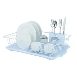 Opvaskestativ - hvid - 