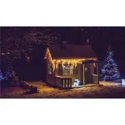 Istapkæde 600 LED 10 m - 35 cm - 