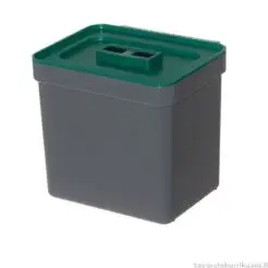 Bio affaldsspand 8 liter m/aktiv kulfilter i låg - 