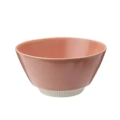 KNABSTRUP Keramik colorit skål 14 cm - koral - 