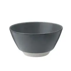 KNABSTRUP Keramik colorit skål 14 cm mørk - grå - 