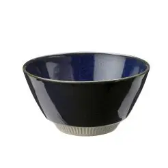 KNABSTRUP Keramik colorit skål 14 cm - navy blå - 