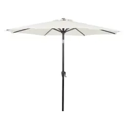 OUTFIT Alu parasol Ø3 m m/tilt og hejs - hvid - 