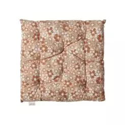 DACORE Futonhynde 40 x 40 cm blomst print - koral - 