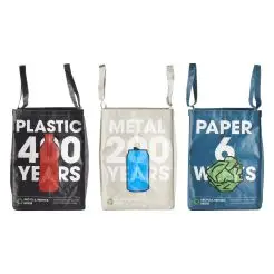 DAY Affaldssorteringsposer med print - 3 stk. - 