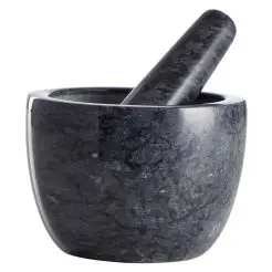 DAY Morter m. støder sort marmor - 