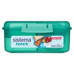 SISTEMA Madkasse bento cube 1,25 liter - teal - 