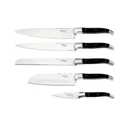 LAGUIOLE BY HAWS Knivsæt 5 knive - sort ibenholt - 