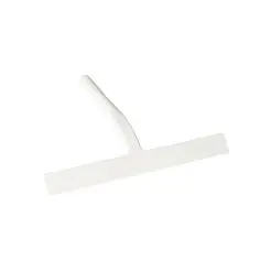 Badskraber silikone 23 cm - hvid - 