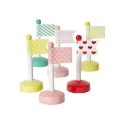 DACORE Flag 13 cm ass farver -