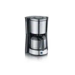 SEVERIN Kaffemaskine m/thermokande - stål - 