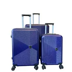 Kuffertsæt 3 stk - mørkeblå - 