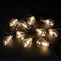 DACORE Party lyskæde 10 pærer startsæt - klar - 