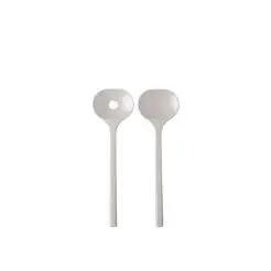 MEPAL Bloom salatbestik - pebble hvid - 