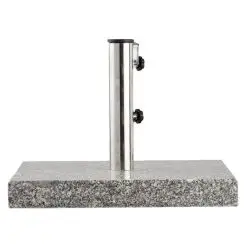 OUTFIT Parasolfod i granit firkantet - 40 kg m/hjul - 