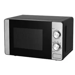 Mikroovn 20 liter - sort/stål - 