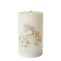 Bloklys 3D med chip rensdyr - 