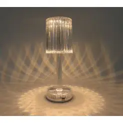 Krystallampe opladelig - 