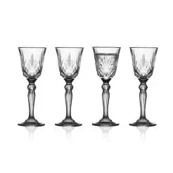 LYNGBY Melodia krystal snapseglas 5 cl - 4 stk - 