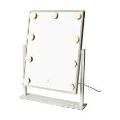 DACORE Make up spejl med 9 pære - hvid - 