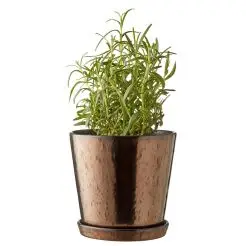 BITZ skjuler med underskål - sort/bronze - Ø 14 cm - 