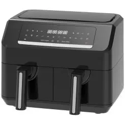 EMERIO Airfryer dobbelt - 3,6 + 3,6 liter - 