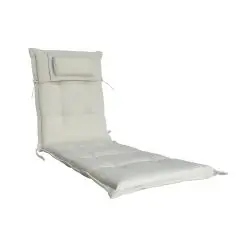 Lux hynde m/nakkepude til solvogn / solseng – natur - 