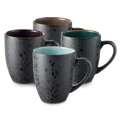 BITZ Krus sort/blå 4 stk. - 