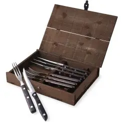 GENSE Old farmer grillbestik classic 4 + 4 dele - 