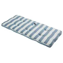 Lux hynde til 2-pers bænk 111 cm – blå / hvid stribet Forventet på lager igen foråret 2026 - 