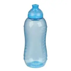 SISTEMA Drikkedunk 330 ml twist 'n' sip - støvet blå - 