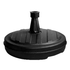 Parasolfod plast rund 13 liter - antracit - 