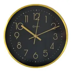 Vægur 30,5 cm - messingramme - 