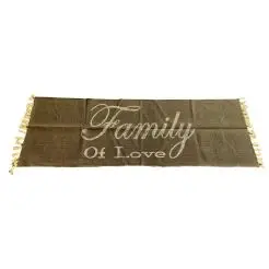 LA FINESSE kludetæppe 70 x 200 cm - family of love - 