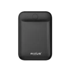 RIXUS Powerbank 10.000 mAh - sort - 
