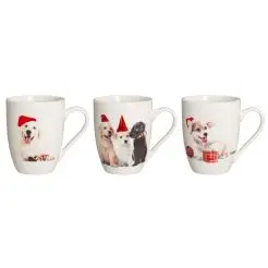 WINTERIA Julekrus med hunde ass. motiver - 1 stk - 
