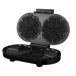 Vaffeljern dobbelt- sort - 