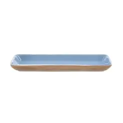 BITZ Wood serveringsfad rektangulært 38 x 14 cm  - ocean - 