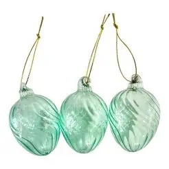 DACORE Påskeæg i glas 3 stk - grøn - 