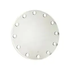DACORE Make up spejl med 12 pære Ø50 - hvid - 