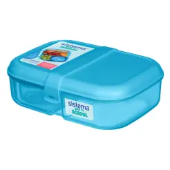 SISTEMA Madkasse ribbon lunch 1,1 liter - støvet blå - 