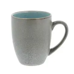 BITZ Krus m/hank 30 cl - grå/lyseblå - 