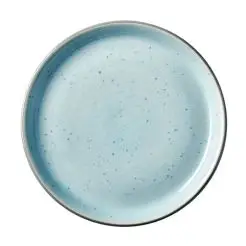 BITZ Gastro tallerken Ø17 cm - grå/lyseblå - 