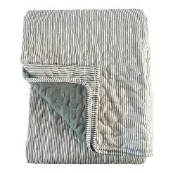 DACORE Picnic tæppe - blå med striber - 