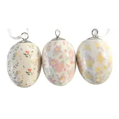 DACORE Påskeæg med blomstermotiv - 1 stk - 