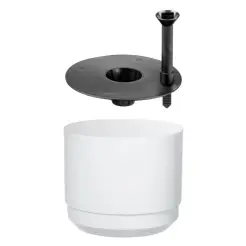 PAULINA Selvvandingspotte Ø20 cm - hvid - 